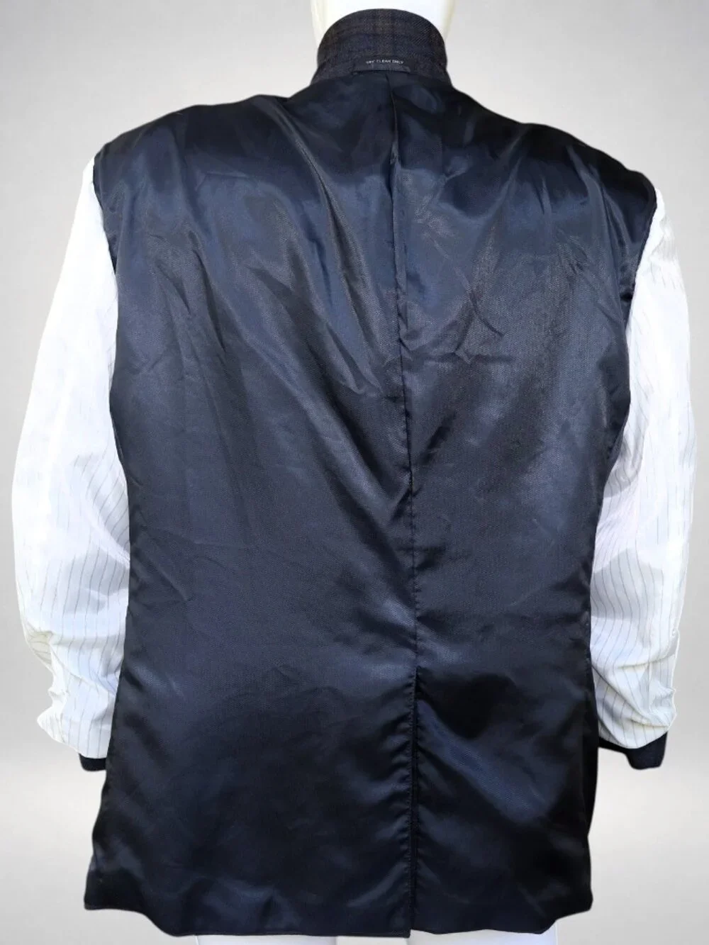 Irvine Park 48S Navy Windowpane Lambswool Cashmere Blend Blazer Sport Coat